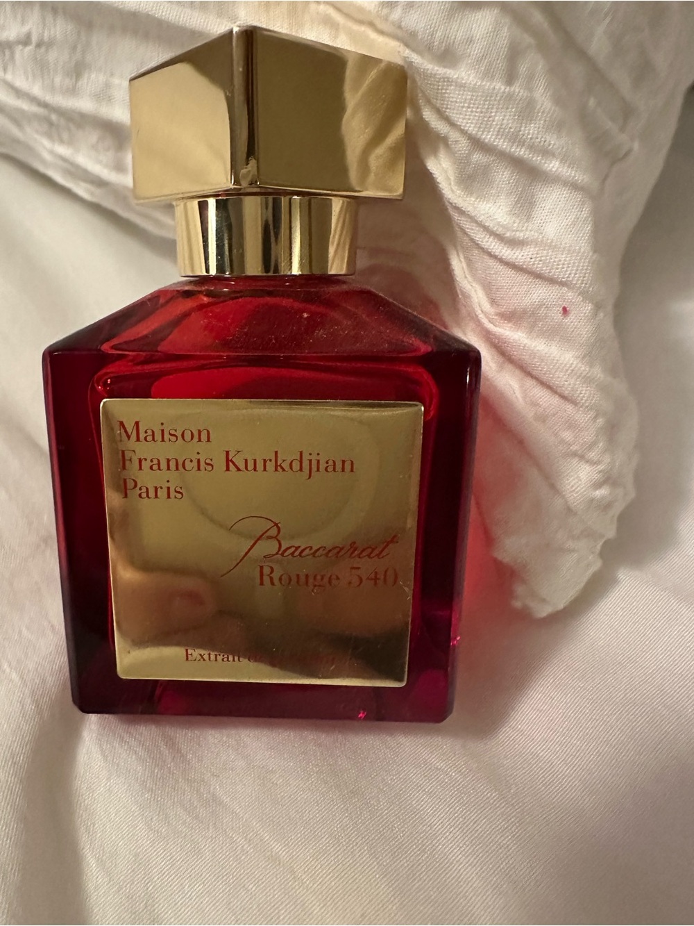 Maison Francis Kurkdjian Baccarat Rouge 540 - Red and Gold Bottle - Picture 2 of 2